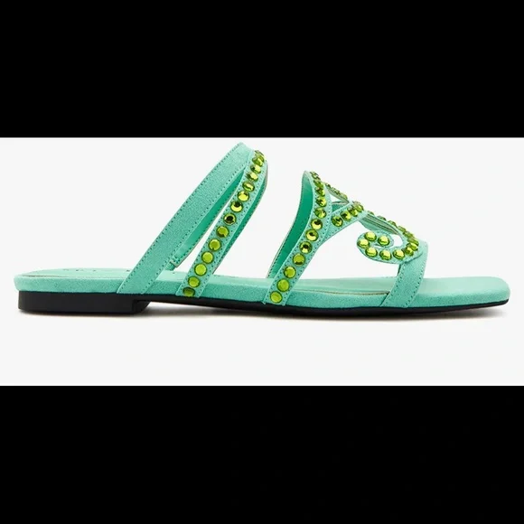 NWT Katy Perry Women's The Anat Slide Sandal, AVAILABLE IN MINT/ OR RED - Picture 2 of 10